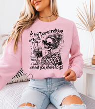 Load image into Gallery viewer, Personalities Offend You Sweatshirt