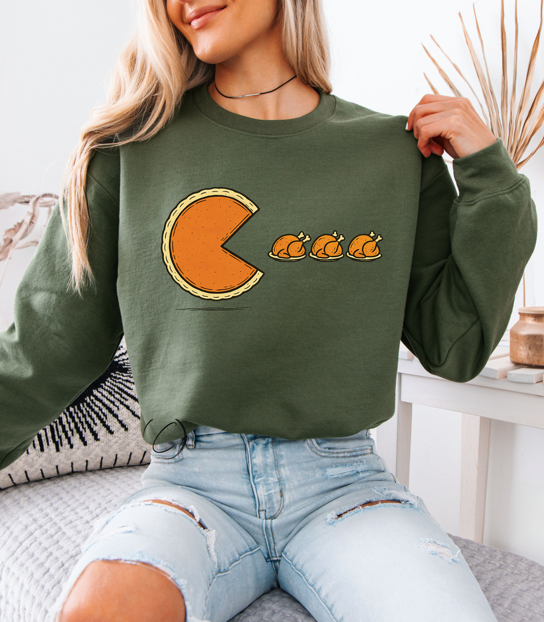 Pie Turkey Chase Sweatshirt