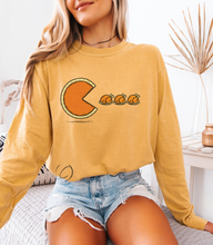 Load image into Gallery viewer, Pie Turkey Chase Long Sleeve Graphic Tee