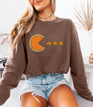Load image into Gallery viewer, Pie Turkey Chase Long Sleeve Graphic Tee