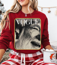 Load image into Gallery viewer, Magazine Cover Santa Sweatshirt