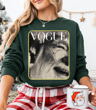 Load image into Gallery viewer, Magazine Cover Santa Sweatshirt