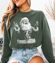 Load image into Gallery viewer, Joy Santa Long Sleeve Graphic Tee