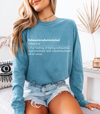 Exhausterwelmulated Long Sleeve Graphic Tee