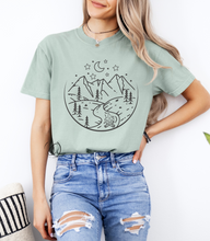 Load image into Gallery viewer, Mountain Scene Graphic Tee
