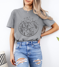 Load image into Gallery viewer, Mountain Scene Graphic Tee