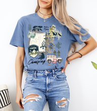 Load image into Gallery viewer, Camping Collage Graphic Tee
