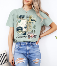 Load image into Gallery viewer, Camping Collage Graphic Tee