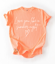Load image into Gallery viewer, Love You Summer Night Graphic Tee