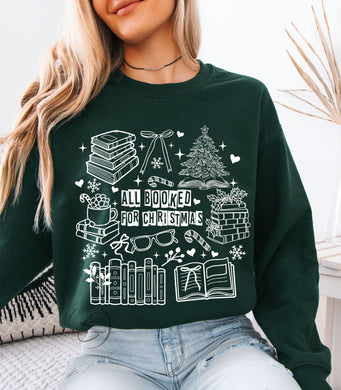All Booked For Christmas Sweatshirt