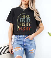Load image into Gallery viewer, Here Fishy Fishy Graphic Tee