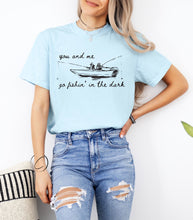 Load image into Gallery viewer, You &amp; Me Go Fishing Graphic Tee