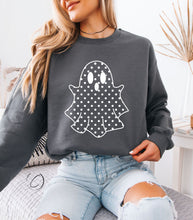 Load image into Gallery viewer, Polka Dotty Ghost Sweatshirt