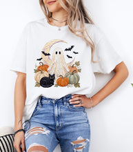 Load image into Gallery viewer, Moonlight &amp; Pumpkins Graphic Tee