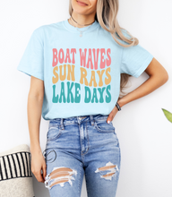 Load image into Gallery viewer, Boat Waves Graphic Tee