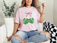 Load image into Gallery viewer, Coquette Clover Cherries Graphic Tee
