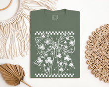 Load image into Gallery viewer, Coquette Shamrock Bow Graphic Tee