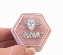 Load image into Gallery viewer, Anastasia Pear Luxe Ring Set