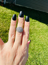 Load image into Gallery viewer, Alessia 3 Piece Grand Halo Ring Set