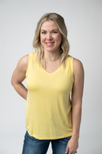 Load image into Gallery viewer, Noelle Tank - Lemon