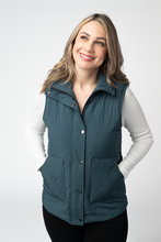 Load image into Gallery viewer, Remy Zip Up Vest - Teal