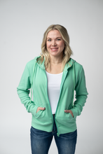 Load image into Gallery viewer, Michelle Mae Fullzip Hoodie - Aquamarine