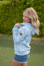 Load image into Gallery viewer, Michelle Mae Fullzip Hoodie - Aqua Palm