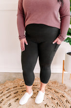 Load image into Gallery viewer, The Last Capri Leggings You'll Ever Need in Black with POCKETS