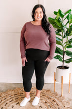 Load image into Gallery viewer, PREORDER: The Last Capri Leggings You'll Ever Need in Black (POCKETS)