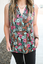 Load image into Gallery viewer, Pink Petal Tattoo Tank Top