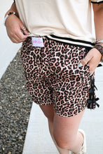 Load image into Gallery viewer, Bow Trim Boxer Shorts- Safari Chic