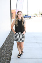Load image into Gallery viewer, Checkmate Ribbed Tank- Black