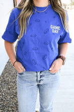 Load image into Gallery viewer, Game Day Football Print Graphic Tee