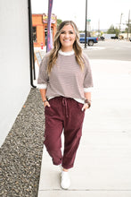 Load image into Gallery viewer, Lace &amp; Lines Pullover