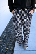 Load image into Gallery viewer, BIRDIE Stretchy Lounge Pants 2.0 in Boo Board Checkered
