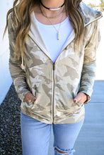 Load image into Gallery viewer, Ampersand FullZip Sweatshirt - Peek-A-Boo Camo