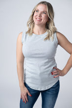 Load image into Gallery viewer, Morgan Micro Striped Tank - Grey