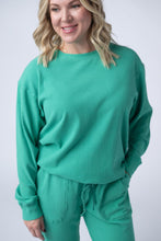 Load image into Gallery viewer, Corrine Ribbed Pullover Top - Emerald