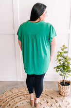 Load image into Gallery viewer, Flowy Gabby Style Top In Solid Jade