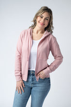 Load image into Gallery viewer, Michelle Mae Fullzip Hoodie - Dusty Pink