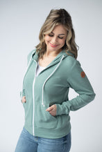 Load image into Gallery viewer, Michelle Mae Fullzip Hoodie - Sage