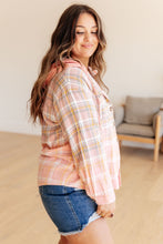 Load image into Gallery viewer, Daylight Dip Dye Plaid Hooded Shacket