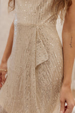 Load image into Gallery viewer, Disco Queen Dress in Gold