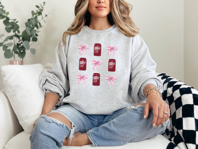 Drink Coquette Bow Sweatshirt