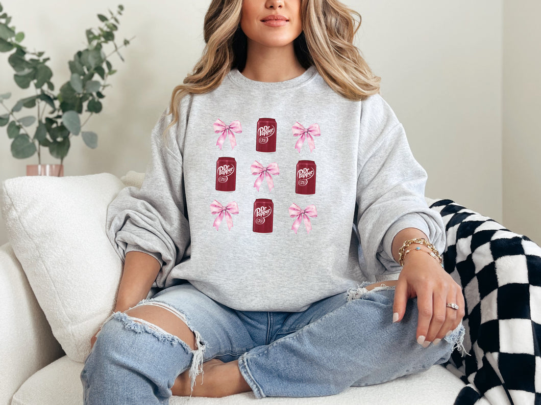 Drink Coquette Bow Sweatshirt