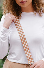 Load image into Gallery viewer, Lizzie Checkered Adjustable Bag Strap