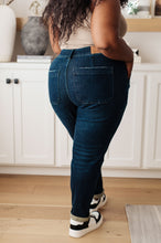 Load image into Gallery viewer, Pull On Denim Judy Blue Joggers in Dark Wash