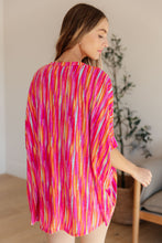Load image into Gallery viewer, Essential Blouse in Magenta Kaleidoscope