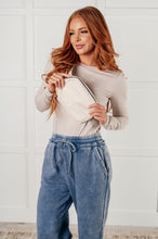 Load image into Gallery viewer, Everywhere I Go Crossbody Belt Bag in Ivory