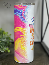 Load image into Gallery viewer, Facial Expressions Need Work 20oz Skinny Tumbler